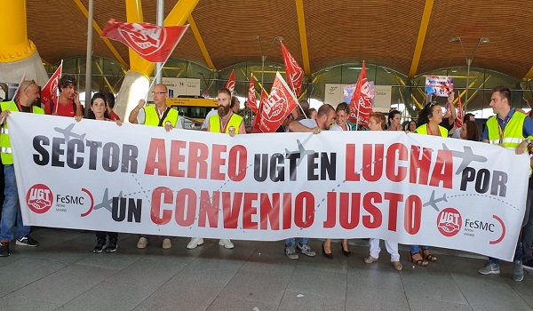 Álvarez: la huelga en los aeropuertos es contra la precariedad.